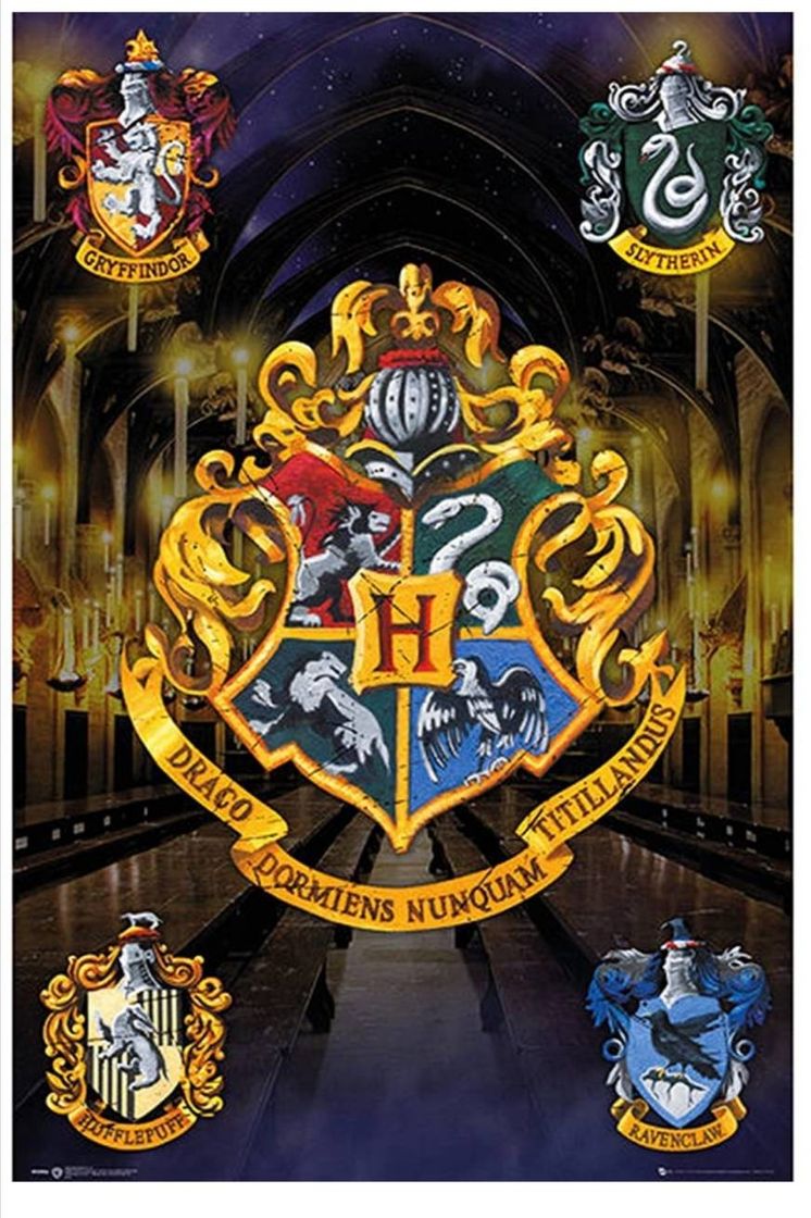 Moda Póster Hogwarts