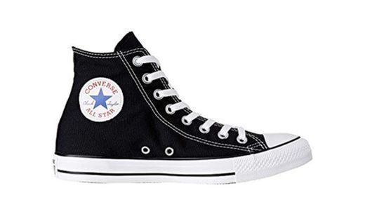 Converse Chuck Taylor All Star, Zapatillas altas Unisex adulto, Negro (Black), 38