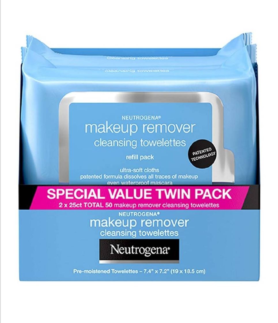 Moda Neutrogena- Toallitas removedoras de maquillaje neutrogena 