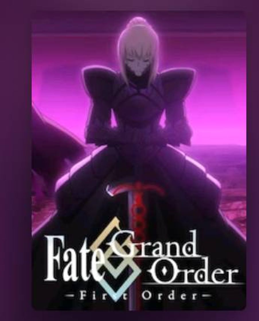 Película Fate grand order