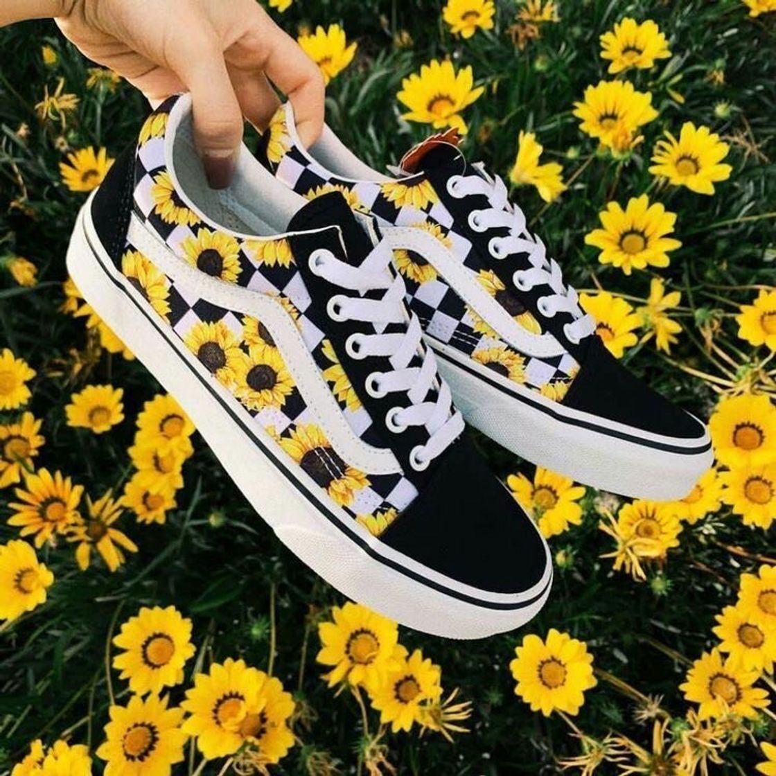 Fashion sunflower vans