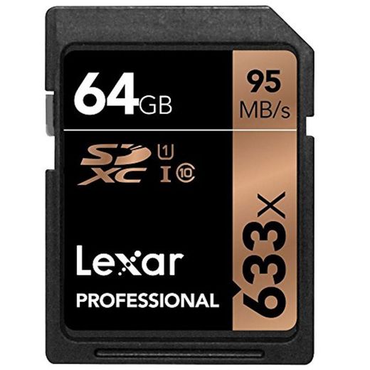 Lexar LSD64GCB1EU633 - Tarjeta de memoria Profesional SDXC de 64 GB