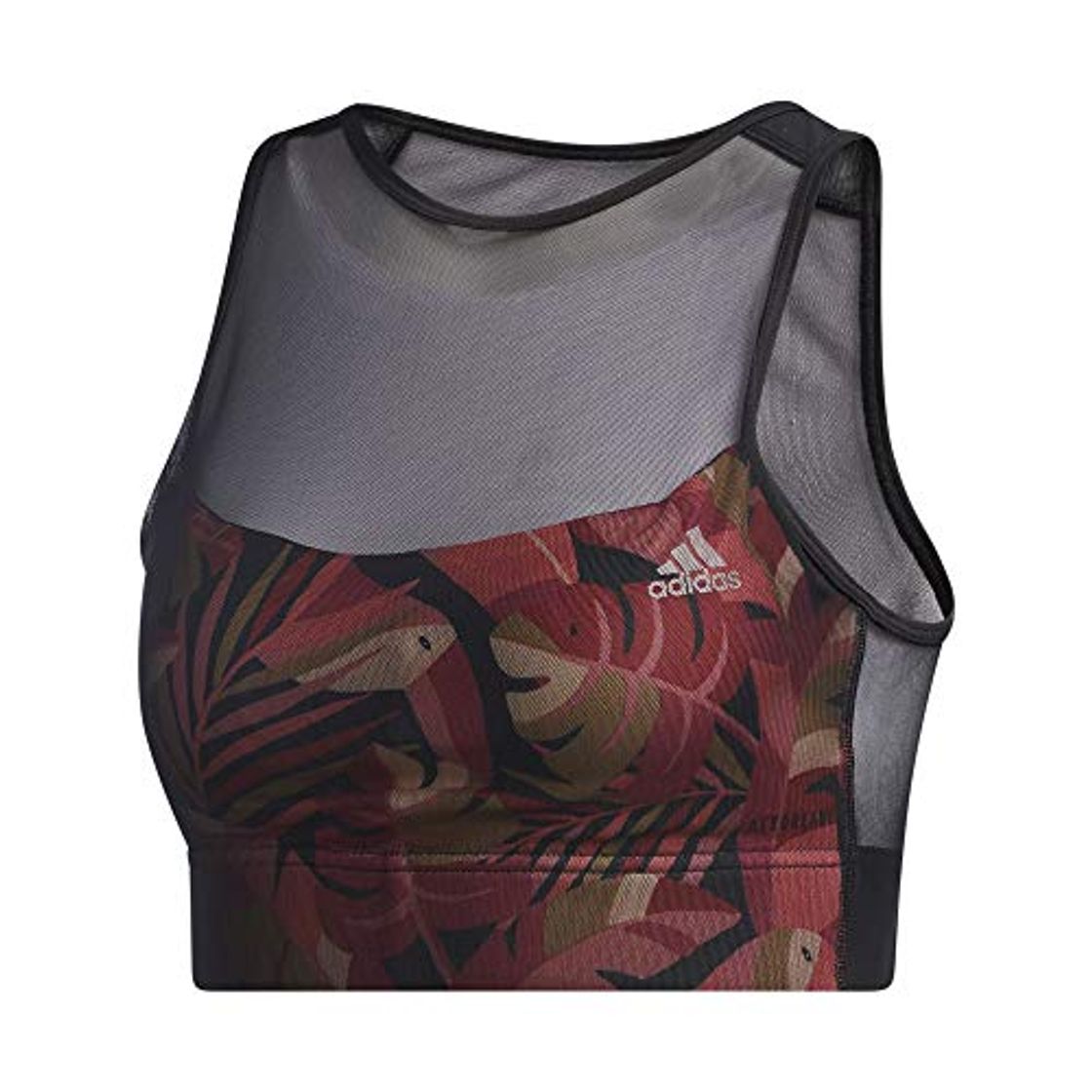 Fashion adidas W Farm BT Sujetador Deportivo, Mujer, Negro