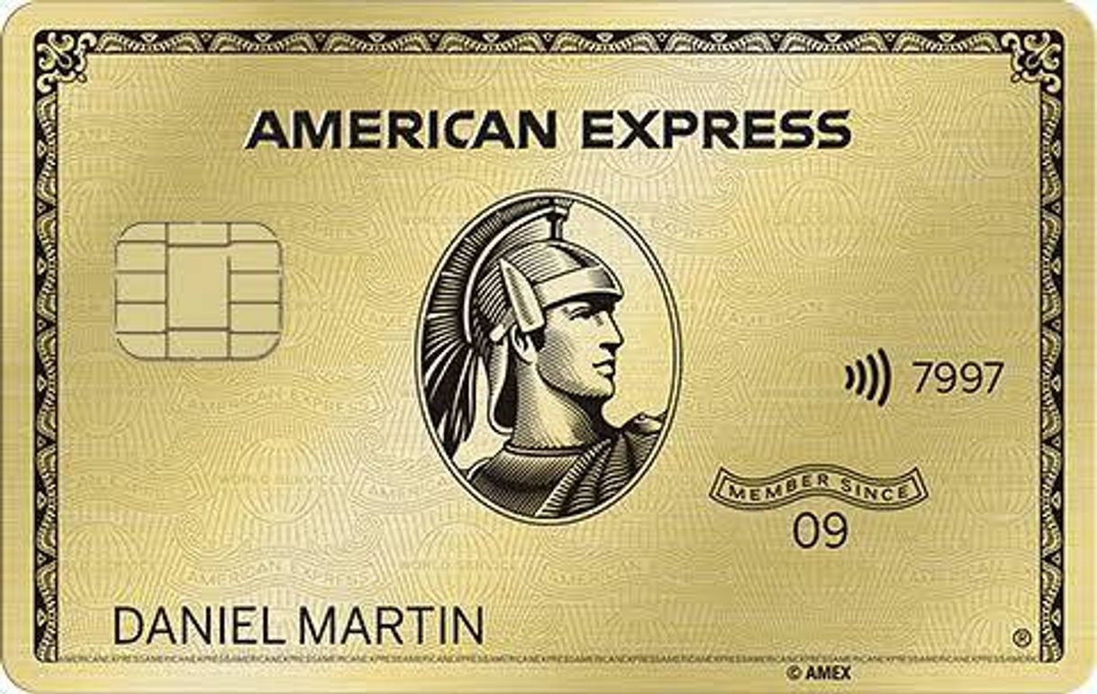 Fashion The gold card américan express