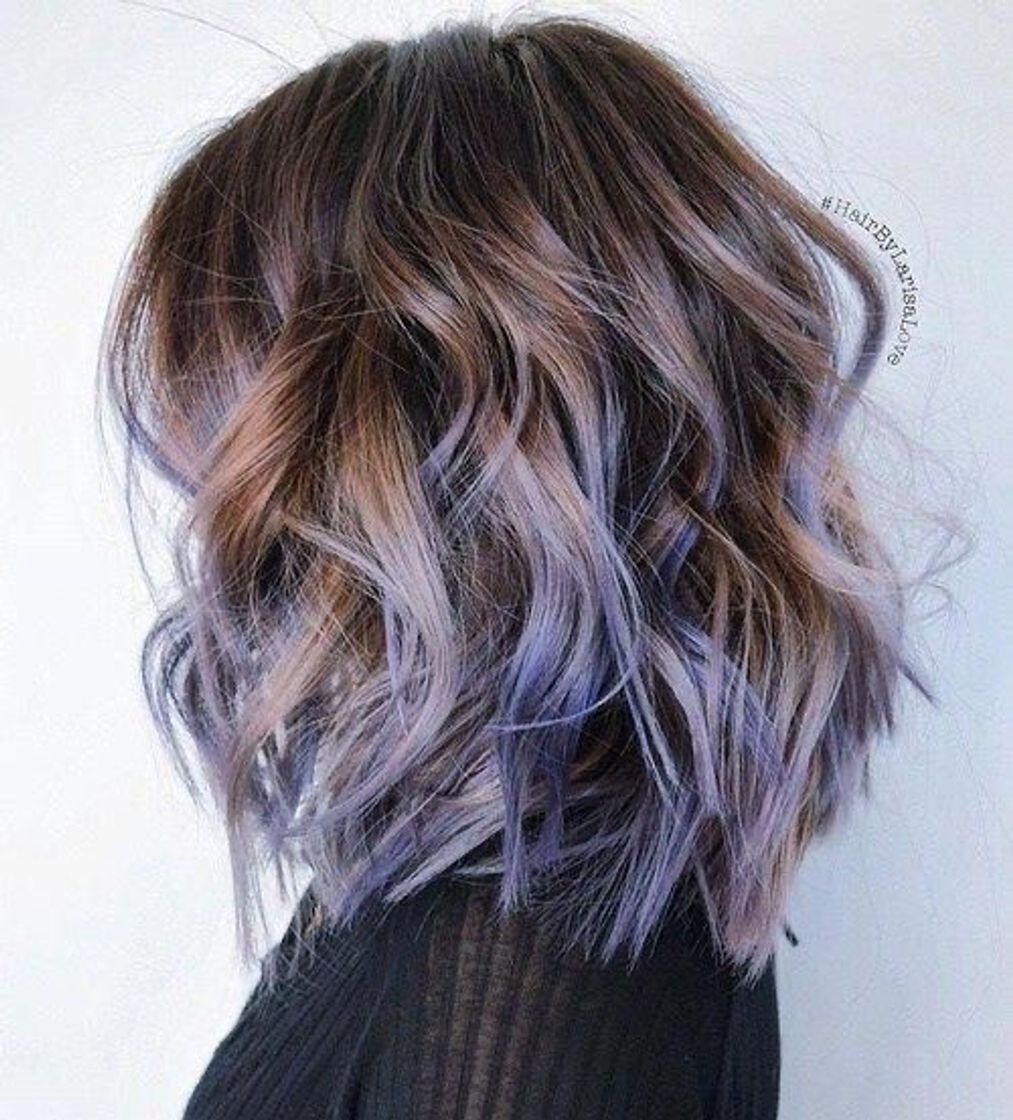 Moda  Cabello azul 💙