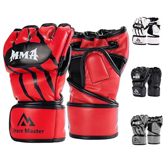 Brace Master MMA Gloves Guantes UFC Guantes de Boxeo para Hombres Mujeres