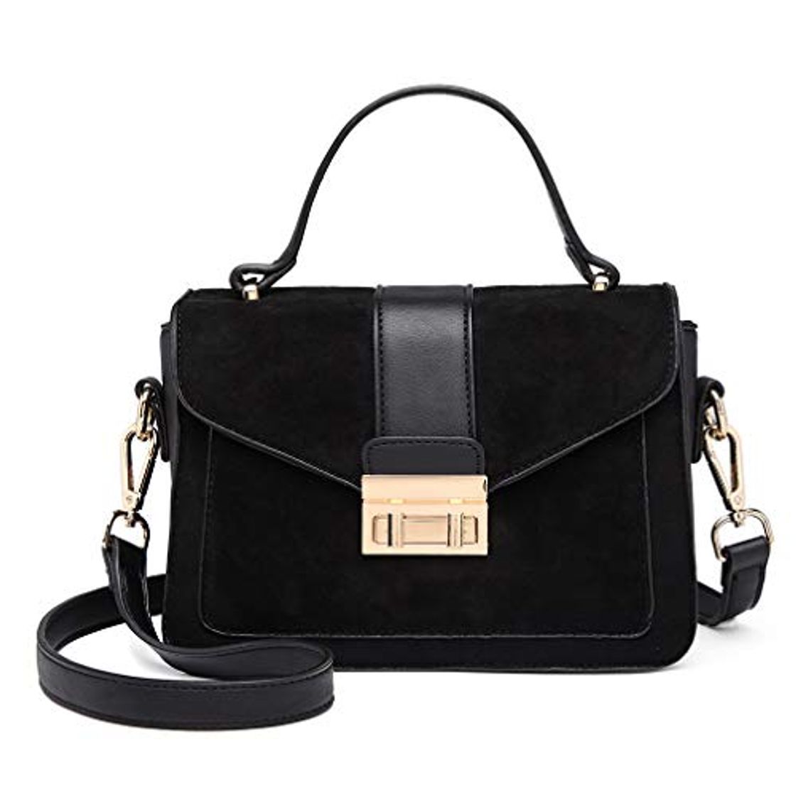 Social Miss Lulu Bolsos de Mujer Bolsos de Cuero PU Bandolera de Elegante y Moderna