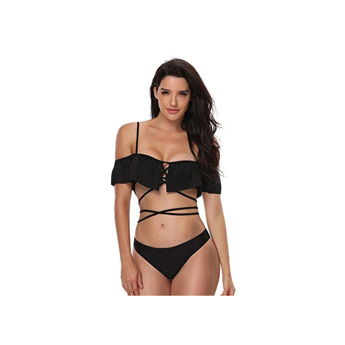 Moda Conjunto de Bikini Trajes de baño Trajes de baño for Mujer Cuello