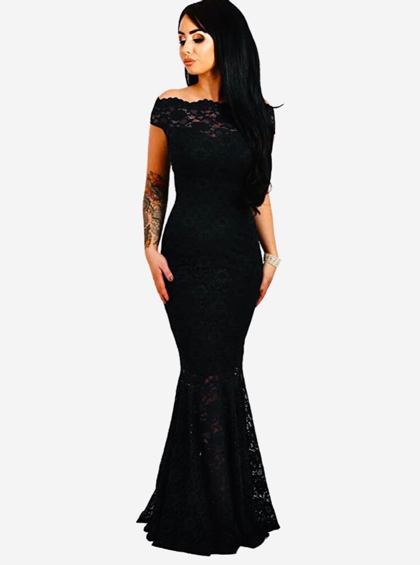 Social Ovender® Vestido Elegante Baile Dama Cerimonia Largo para Mujer Niñas Party Casual