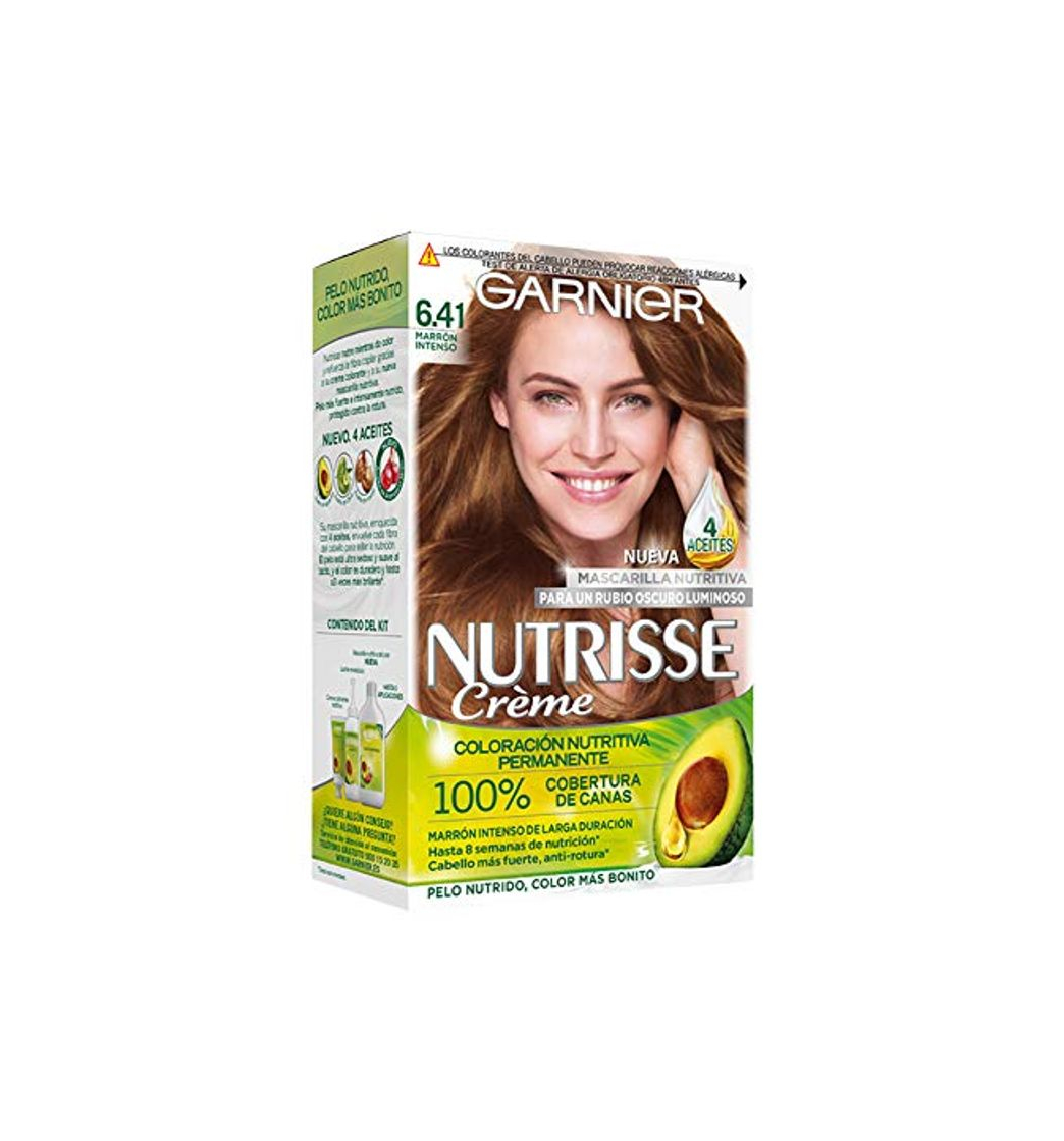 Producto Garnier Nutrisse Creme Coloración permanente con mascarilla nutritiva de cuatro aceites -