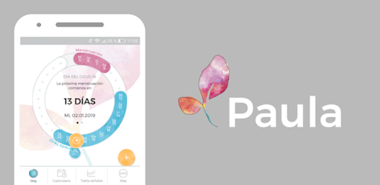 App Paula - calendario menstrual