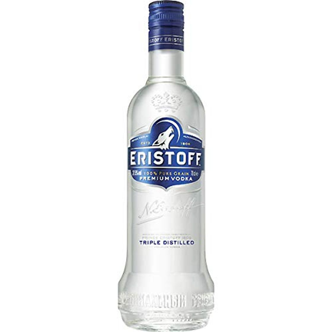 Lugares Eristoff Vodka - Pack de 3 botellas x 1000 ml - Total