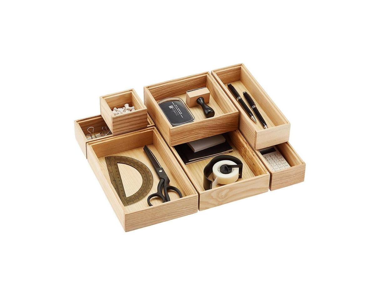 Producto Stackable Ash Wood Drawer Organizers