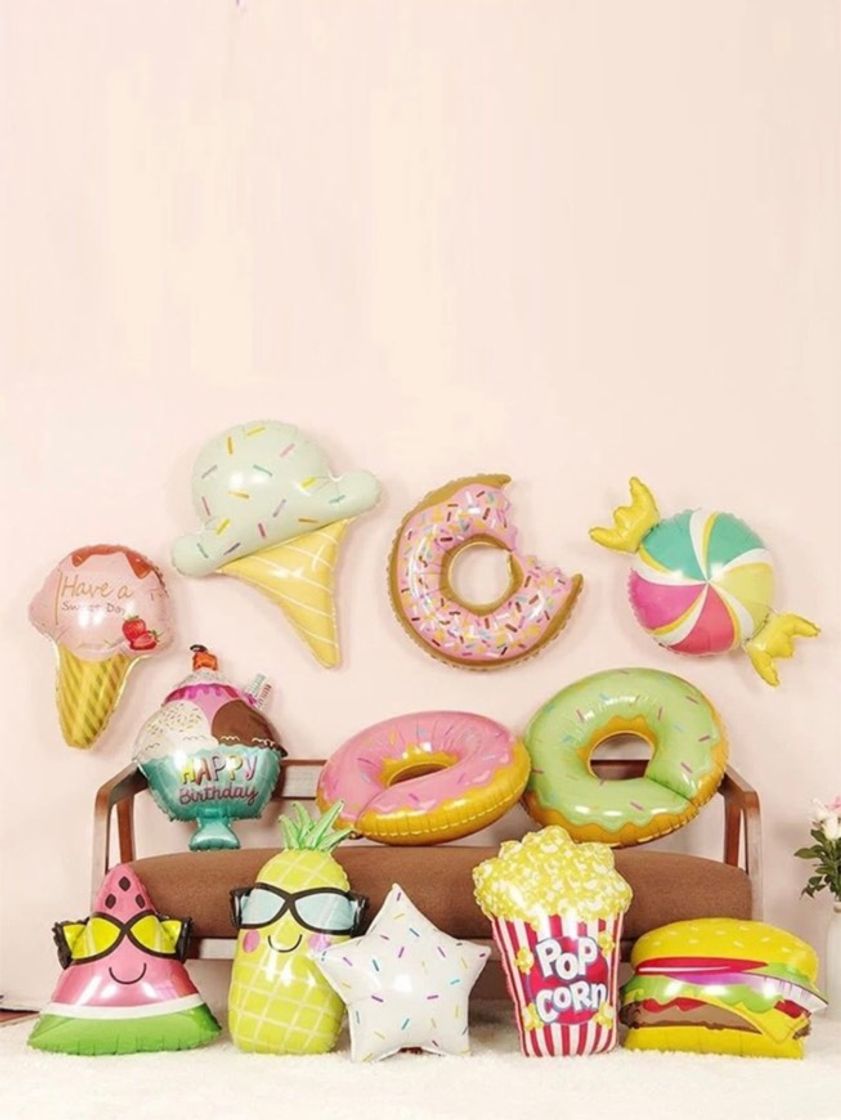 Producto 1pc Cute Food Design Decorative Balloon