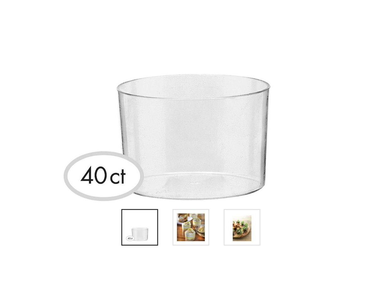 Producto Mini CLEAR Plastic Bowls 40ct