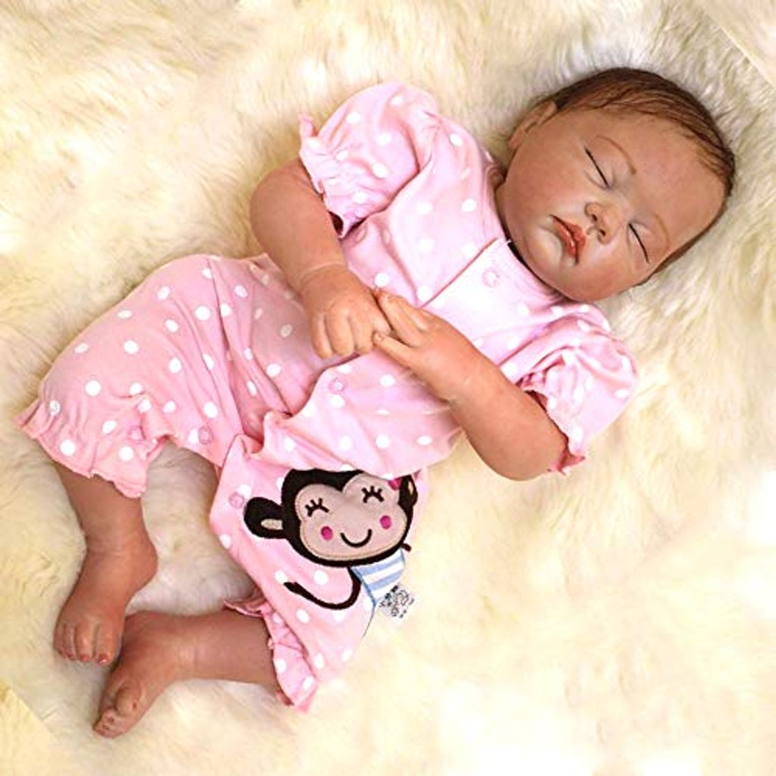 Producto KKI 20" 50cm Reborn Baby Dolls Muñecos Bebé Vinilo Suave Silicona Muñeca Realista Niñas Recién Nacido Regalo de Juguetecertificación EN71