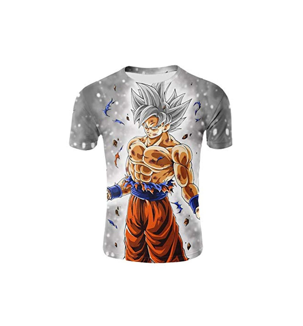 Social Camiseta Dragon Ball Niño 3D Impresión Unisex Hombres Camisetas y Camisas Deportivas
