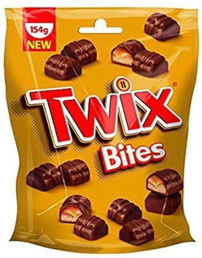 TWIX Bites barritas rellenas de caramelo con chocolate con l