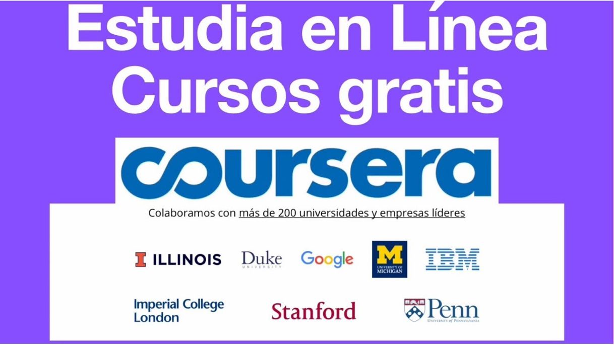 App Coursera: cursos en línea 