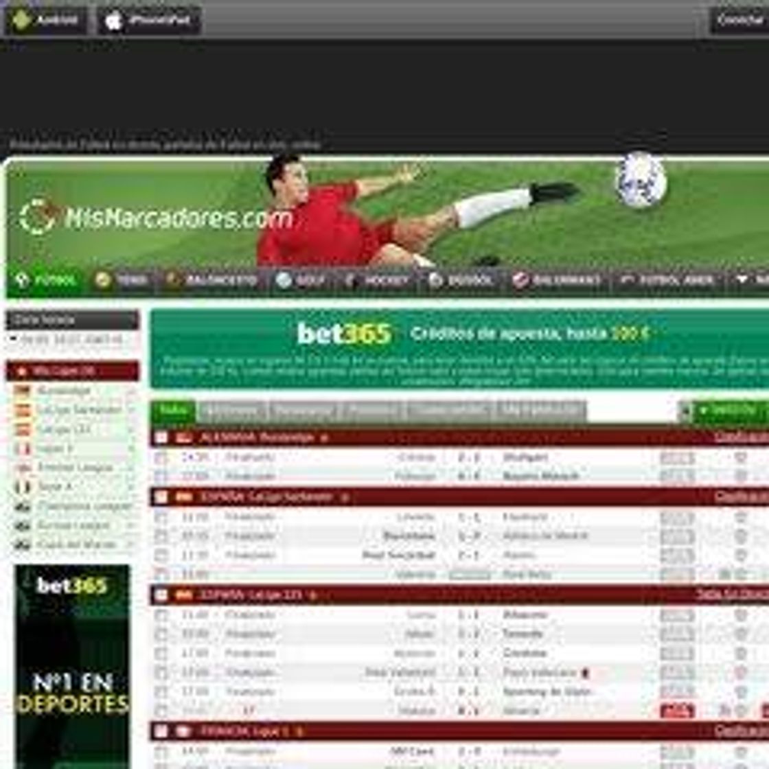 Social Mis Marcadores: resultados de fútbol en directo