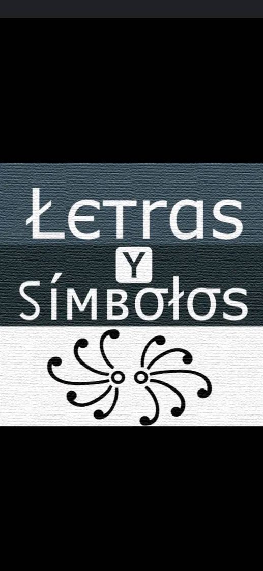App Letras y símbolos 
