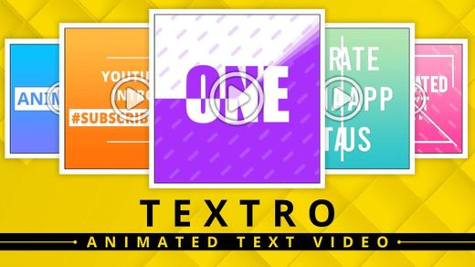 Textro: texto animado para videos