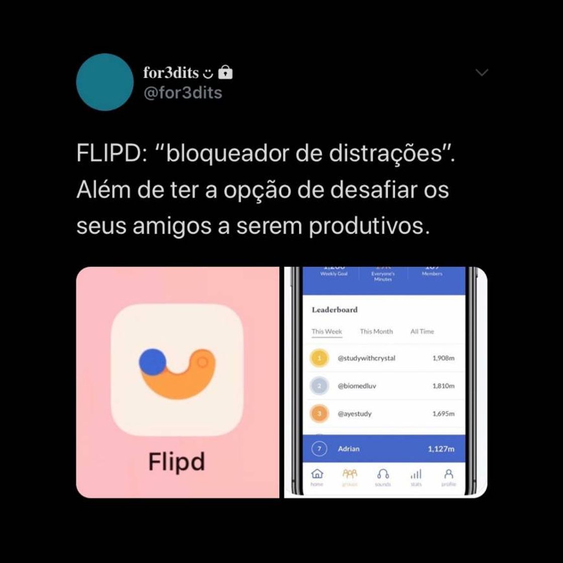 App Flipd: Focus & Productivity