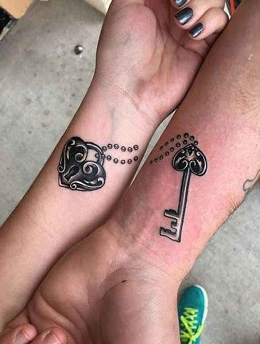 Moda Tatuagens de chave e fechadura