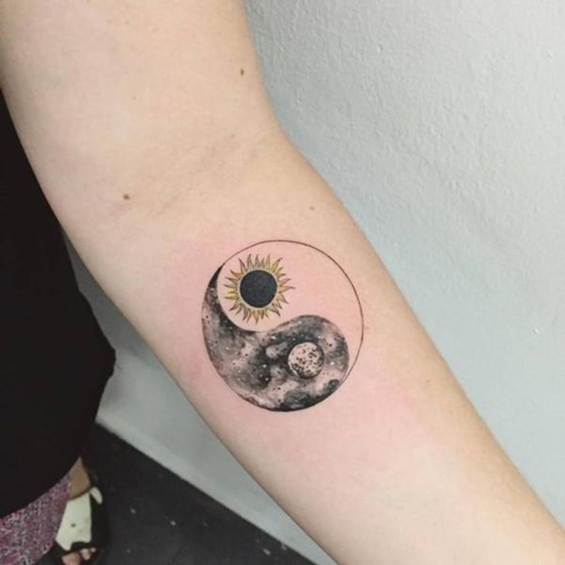 Fashion Tattoo Yin-Yang 