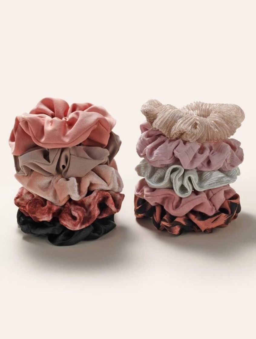 Moda 10pcs Simple Colorful Scrunchie