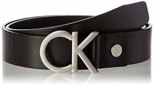 Calvin Klein K50k502119, Cinturón Para Hombre, Negro