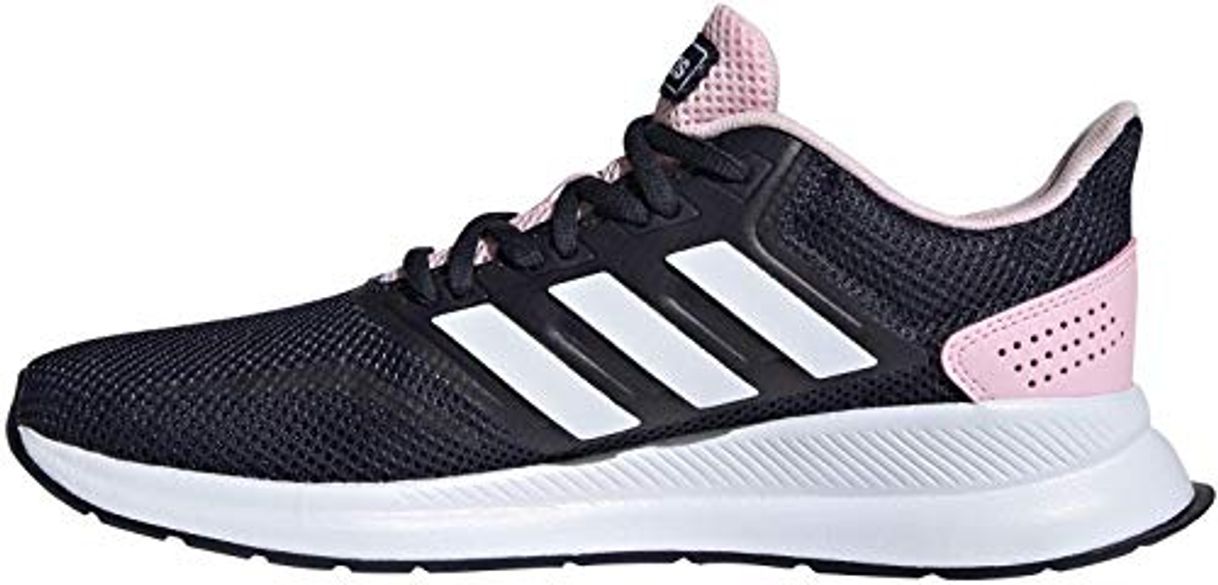 Moda Adidas - Deportiva Running runfalcon Mujer Negro y Rosa - Negro