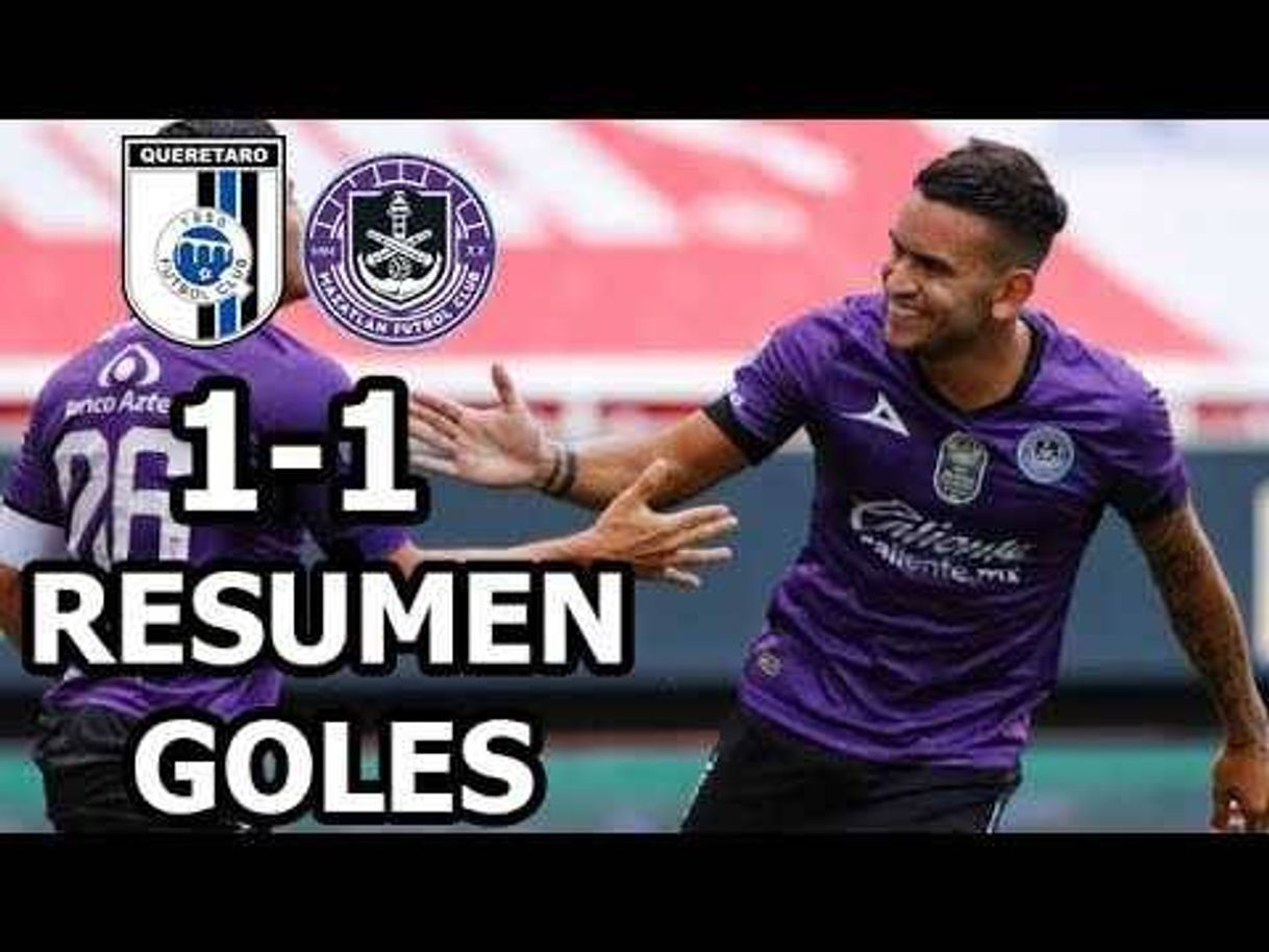 Fashion Queretaro vs Mazatlan 1-1 Resumen Goles Liga MX 2020.