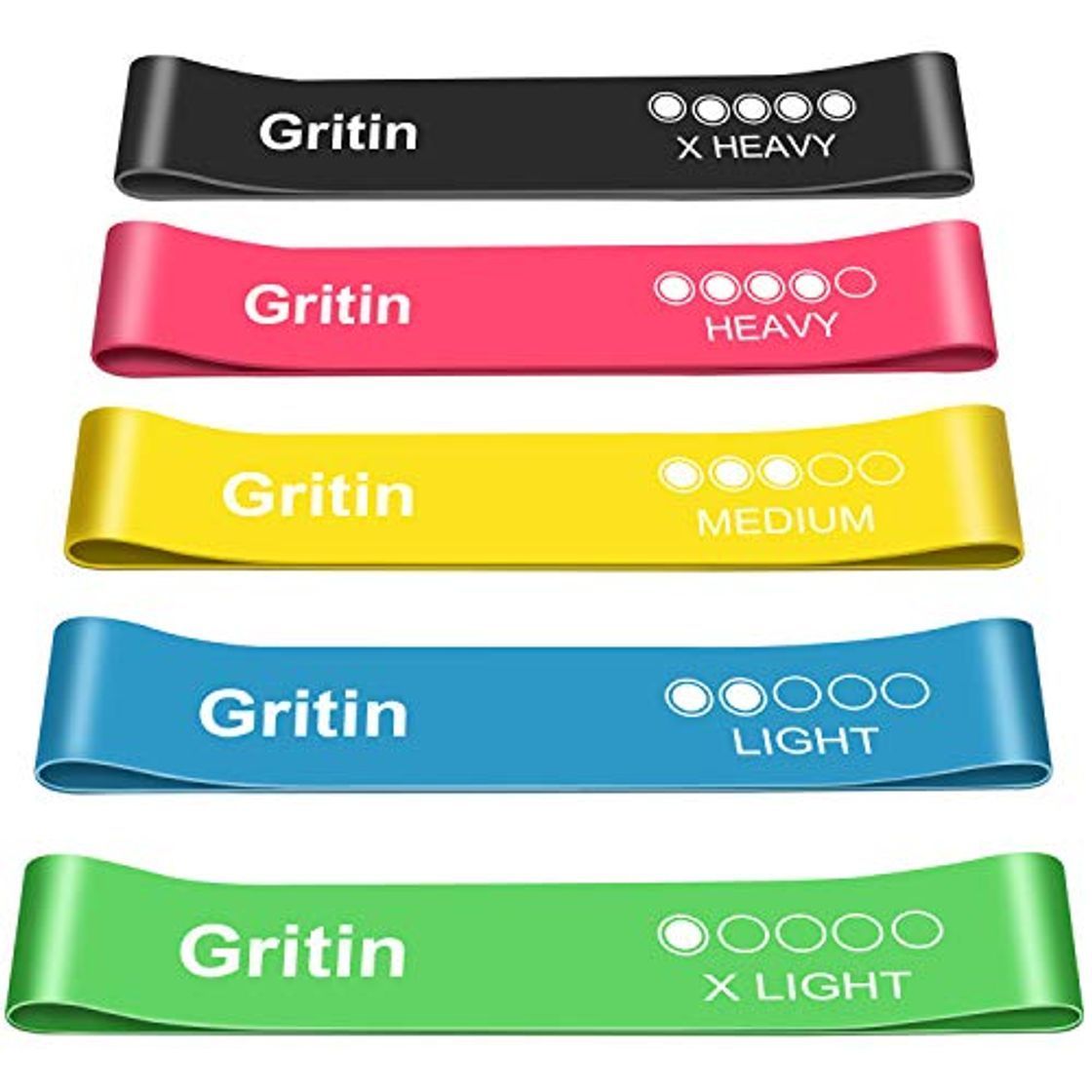 Social Gritin Bandas Elasticas de Fitness/Bandas de Resistencia