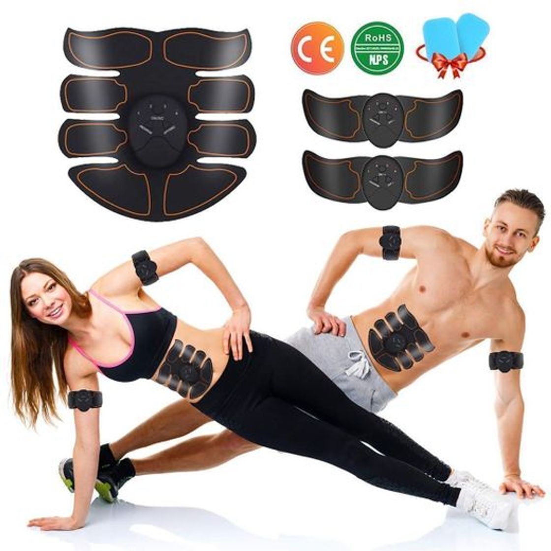 Social HOPOSO Electroestimulador Muscular Abdominales