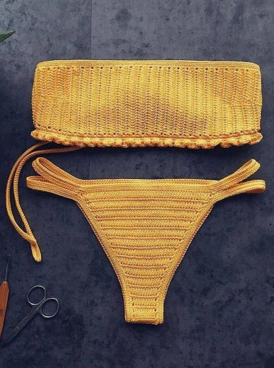 crochet bikini