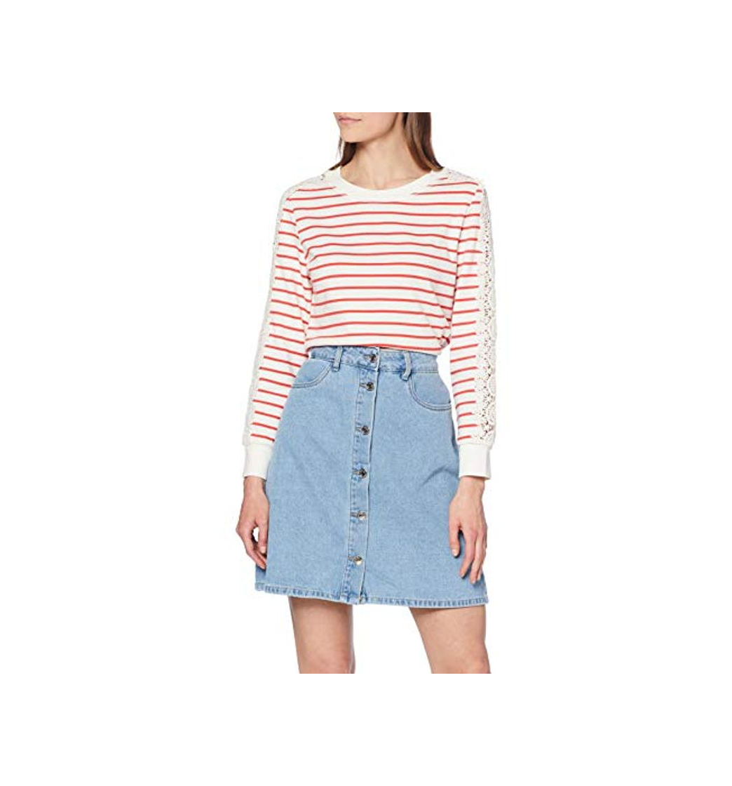 Social Only Onlfarrah Reg Dnm Skirt Bj14427 Noos Falda, Azul