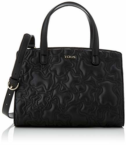 Moda Tous 695900280, Bolso bolera para Mujer, Negro