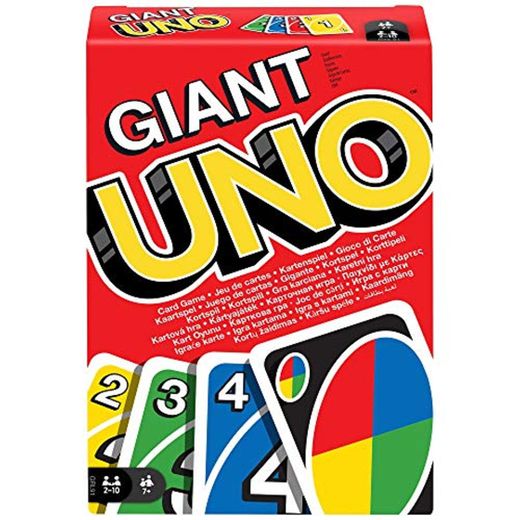 Mattel Games UNO Giant, Juego de Cartas
