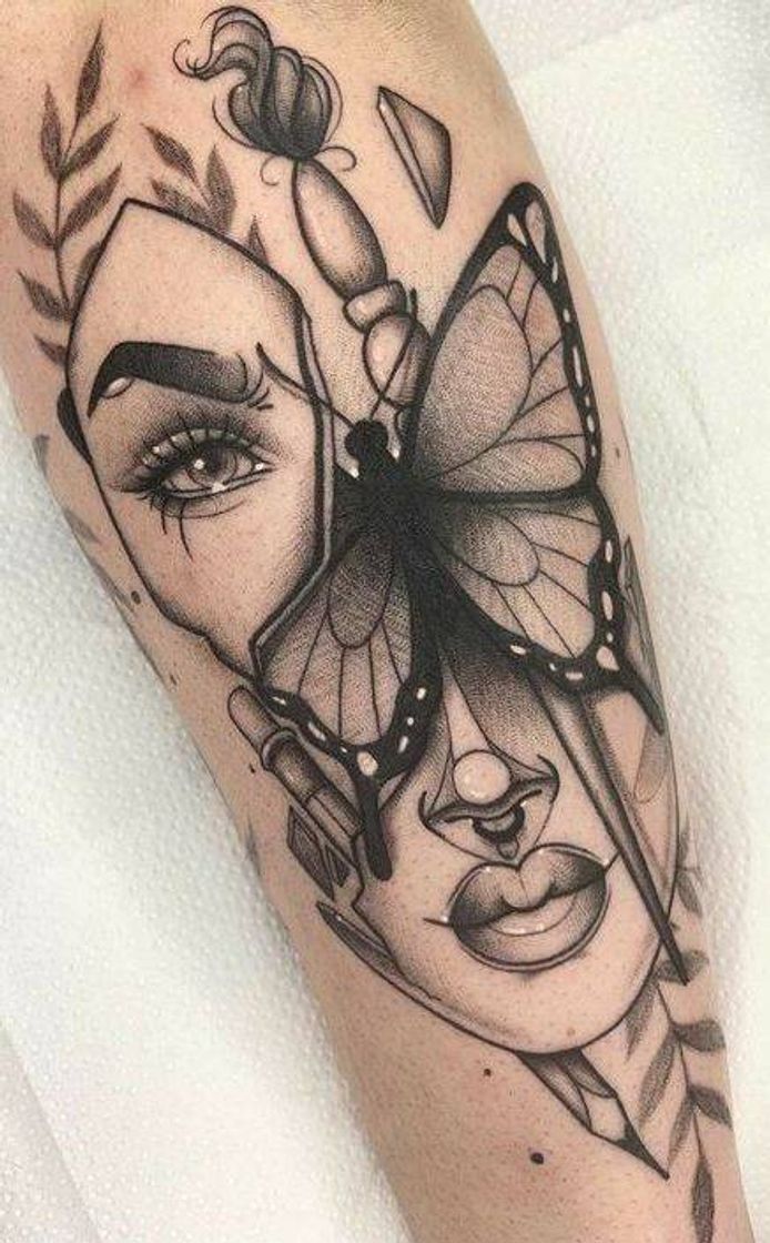 Moda Tattoo borboleta 🦋