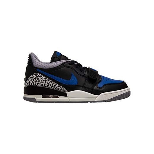 Nike Air Jordan Legacy 312 CD7069-041, Tenis Bajas para Hombre, Negro/Azul Rey-Blanco-Gris