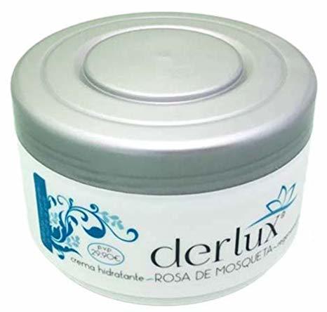 Productos DERLUX - Crema hidratante facial y corporal de ROSA DE MOSQUETA con