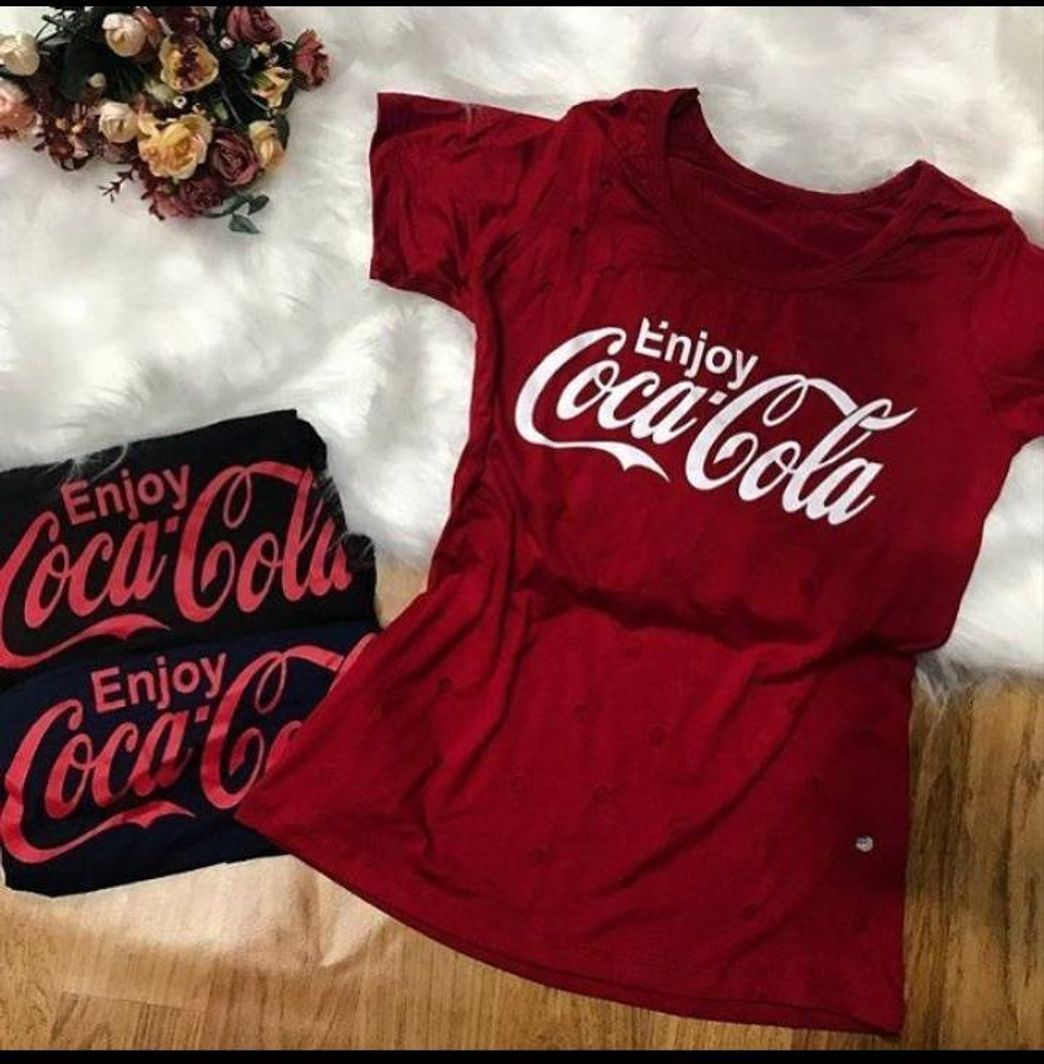 Moda Blusa top da coca cola 