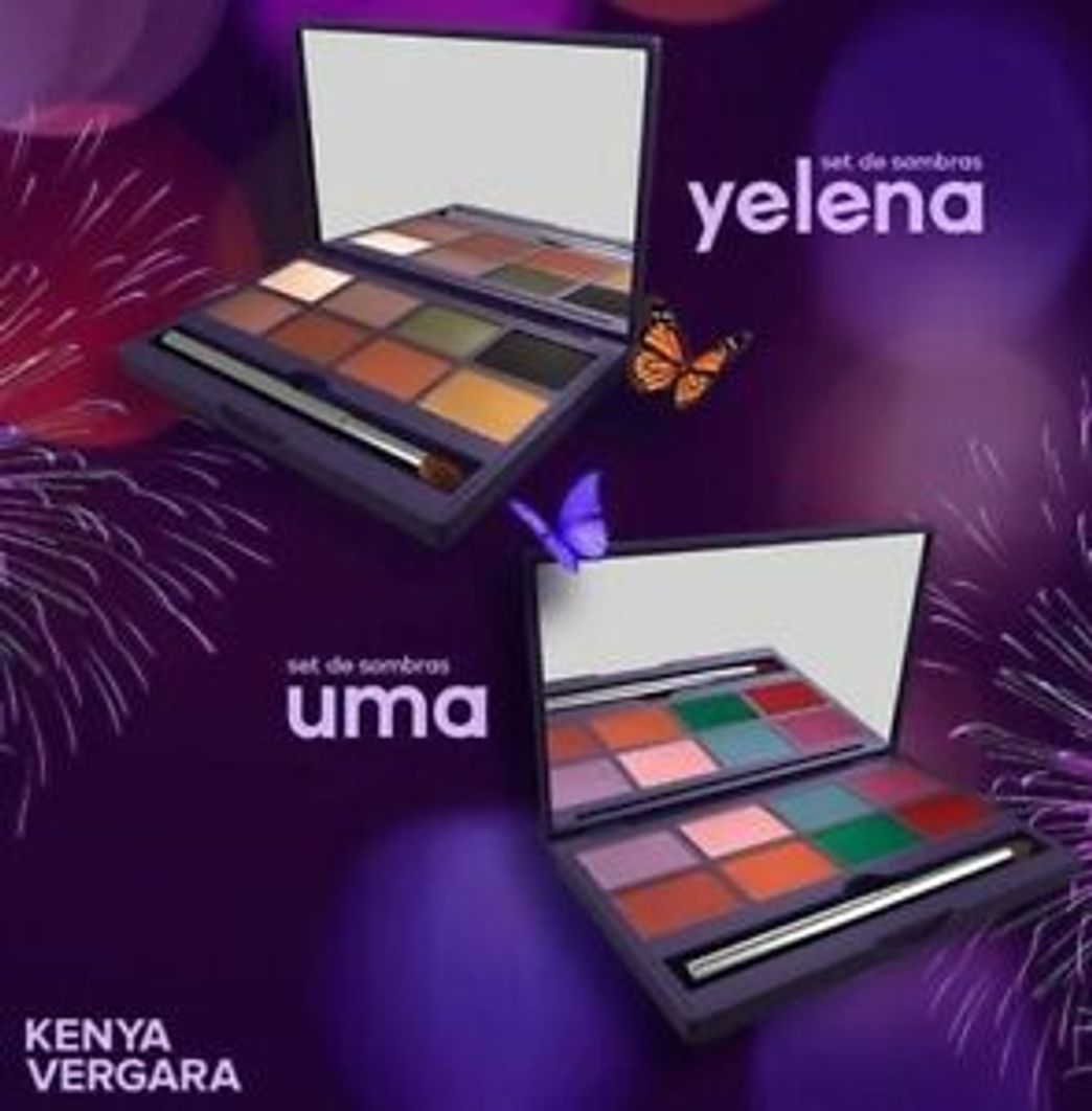 Moda paleta de sombras kenya vergara