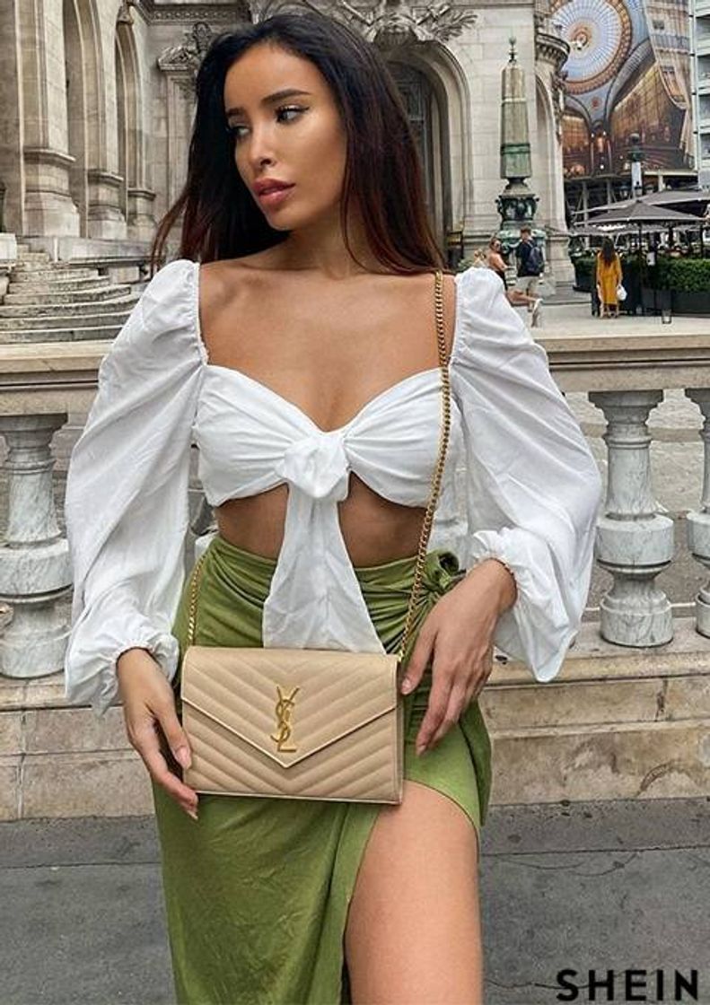 Social Blusa mangas anchas