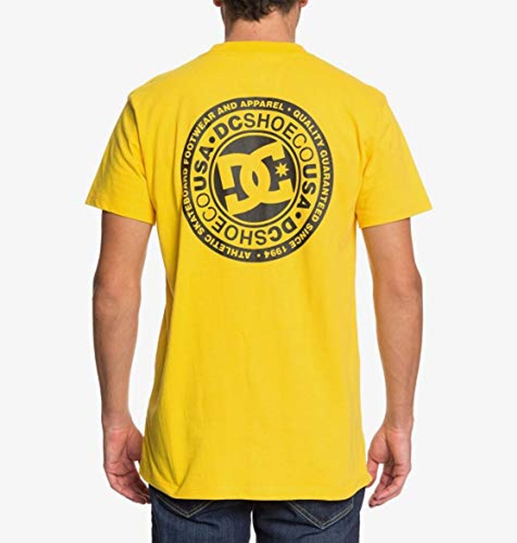 Moda DC Shoes Circle Star - Camiseta para Hombre Camiseta, Hombre, Dandelion