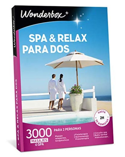 WONDERBOX Caja SPA & Relax para Dos- 3.000 experiencias de para Dos