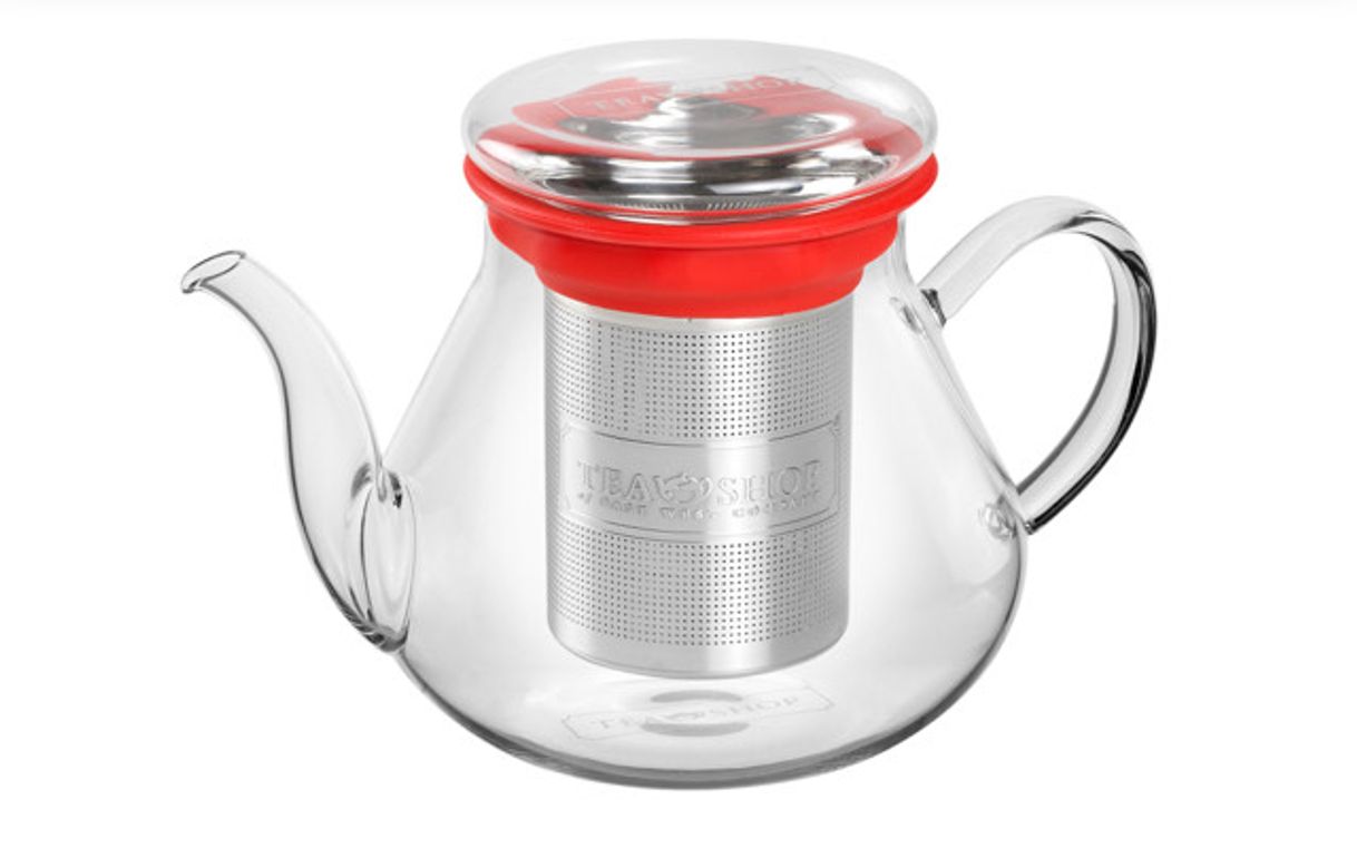 Fashion Tetera de Cristal All In One Teapot Red 0.5L - Tea Shop