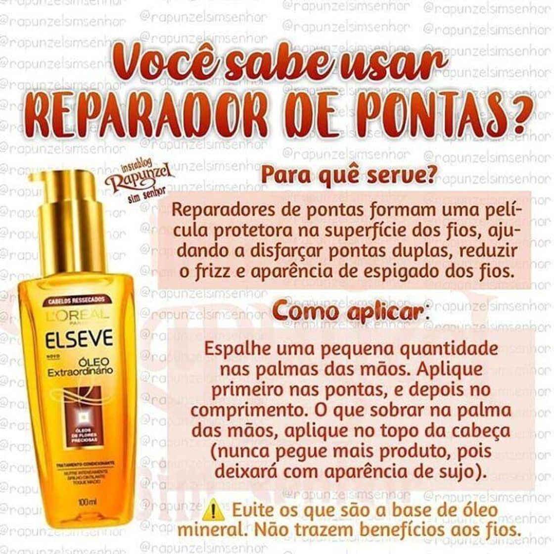 Moda Reparador de pontas 💆🏻‍♀️