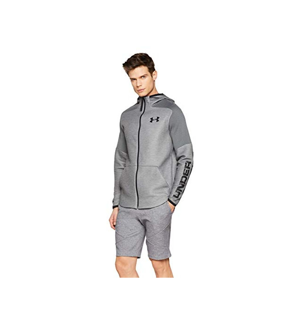 Moda Under Armour Move Graphic FZ - Chaqueta deportiva, Hombre, Gris